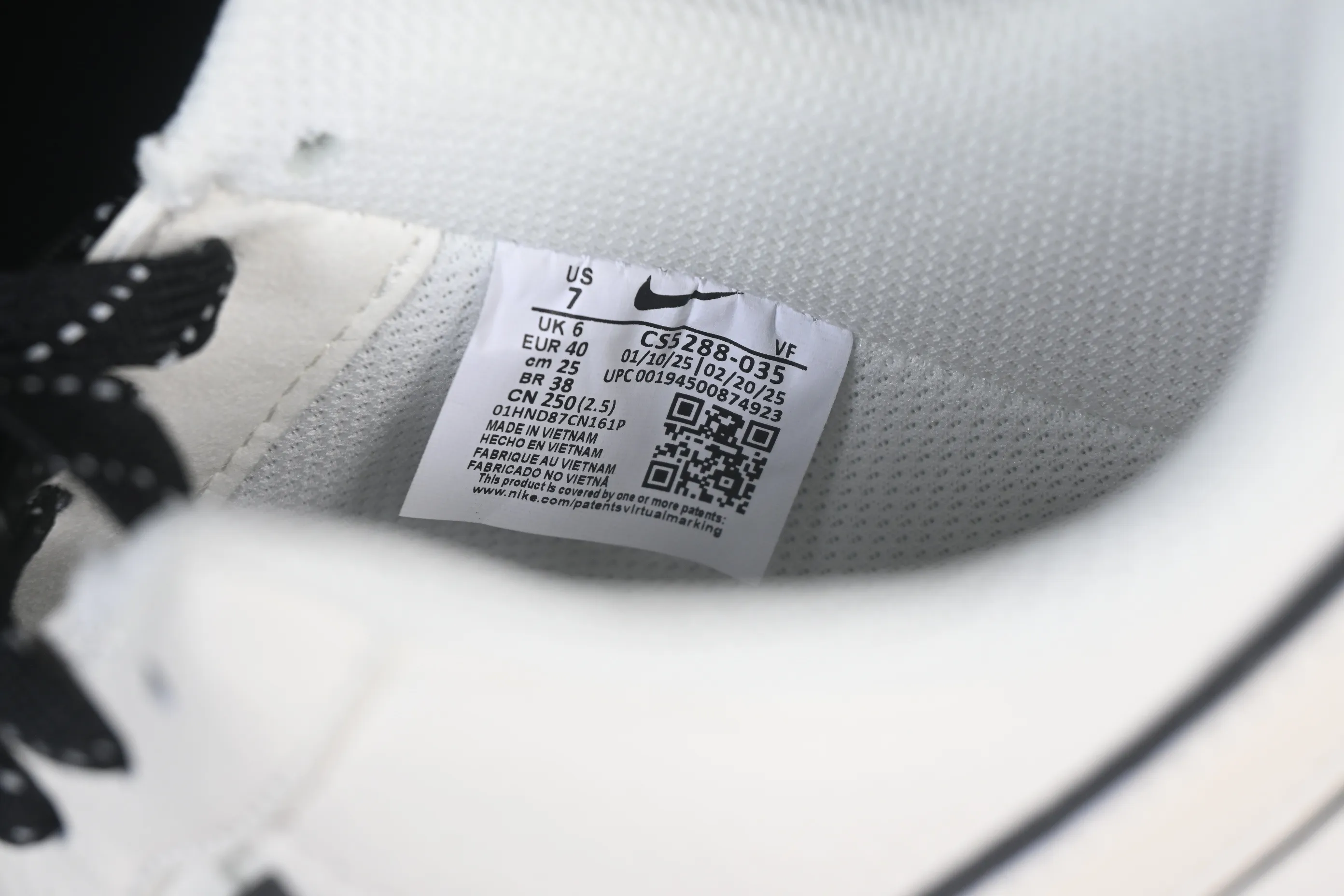 All categories Nk Air Force 1 Air Force series Nk Air Force 1 Low Air Force low-top Nike Air Force 1'07 Low LV joint off-white small black hook Air Force 1 low-top casual sneakers CS5288-035